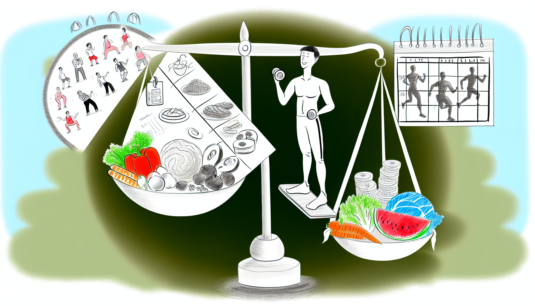 Grundlagen des Gewichtsverlusts: Fitness und Ernährung